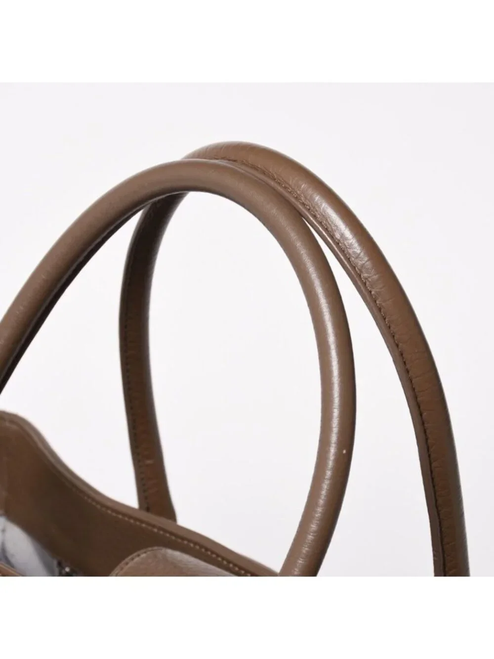Chanel Executive Tote Bag Medium CC Logo Caviar Leather Brown